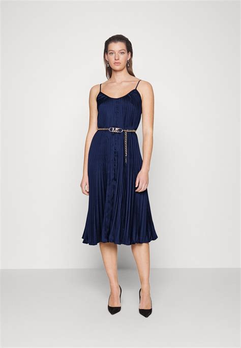 vestido michael kors azul marino|Vestidos de Michael Kors Collection .